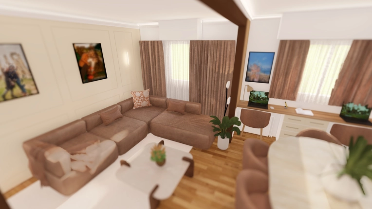 Contemporary, Flats / Apartments, Chic, Nature, Consultation Visit, Full Project, Home Staging, Remote Coaching, Coach shopping, Shopping list, 3D ambiance, Plan, Renovation