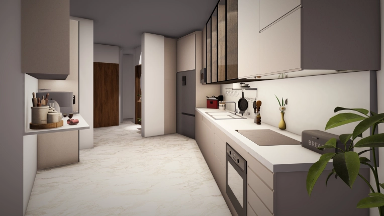 Minimalist, Contemporary, Kitchen