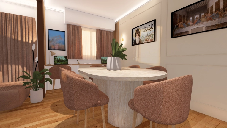 Minimalist, Contemporary, Chic, Dining room