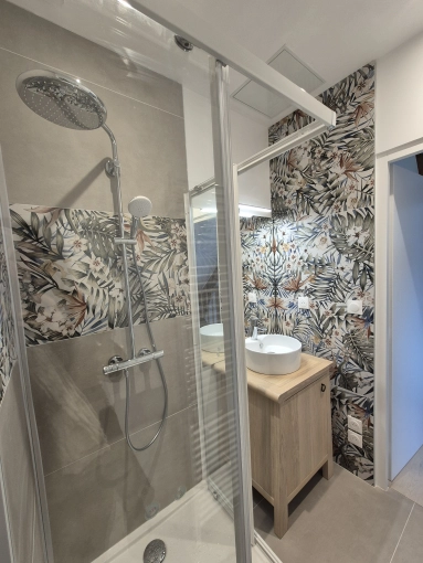 Contemporary, Bathroom, Nature, Full Project, Energy renovation, 3D ambiance, Plan, Renovation