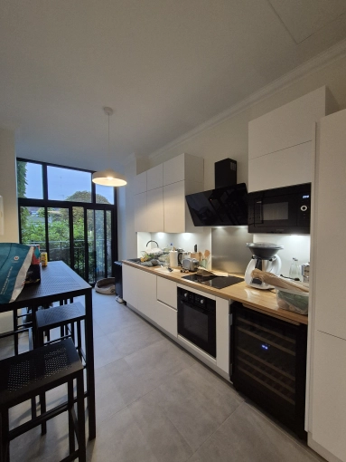 Industrial, Minimalist, Contemporary, Kitchen, Chic, Full Project, Energy renovation, 3D ambiance, Plan, Renovation