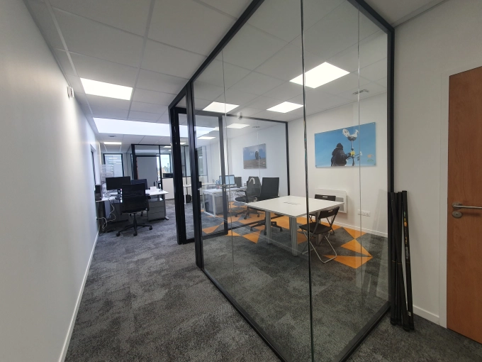 Contemporary, Office, Full Project, Energy renovation, 3D ambiance, Plan, Renovation