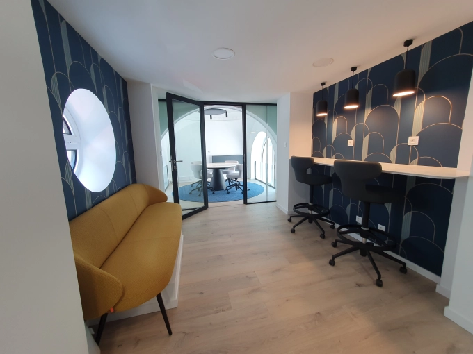 Contemporary, Chic, Office, Full Project, Energy renovation, 3D ambiance, Plan, Renovation