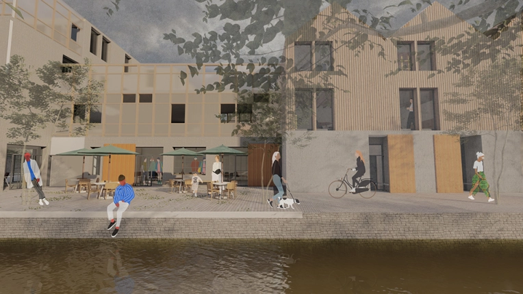 Industrial, Minimalist, Contemporary, Retail / store, Commercial Buildings, Buildings Open to the Public, Restaurant, Outdoor/Garden, Chic, Full Project, Home Staging, Creation of exclusive furniture, 3D ambiance