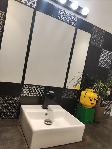 Minimaliste, Contemporain, Appartement, Salle de bain