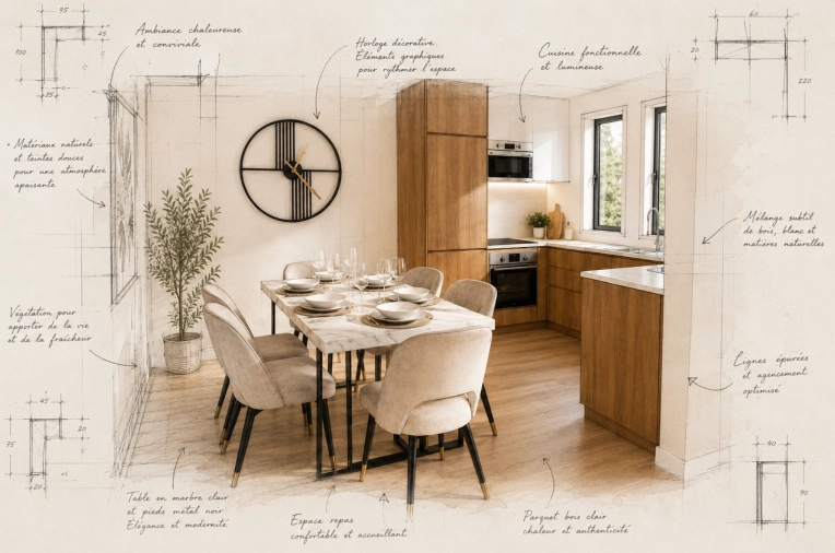 Flats / Apartments, Full Project, 3D ambiance, Plan, Renovation