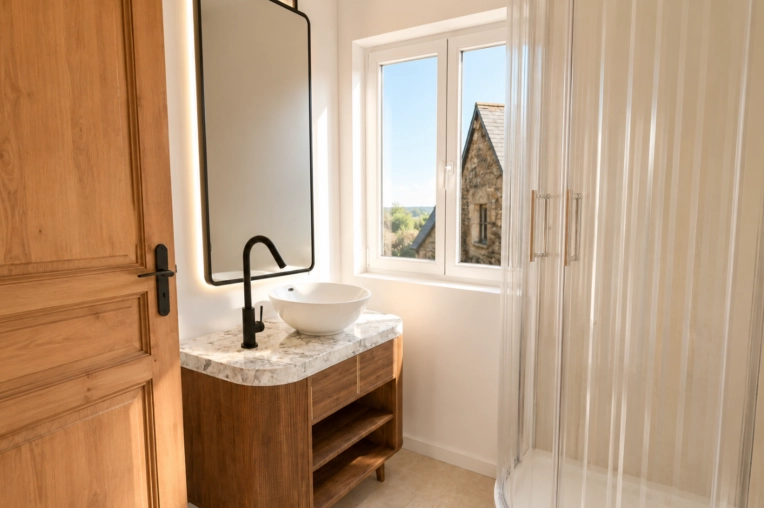 Bathroom, Full Project, 3D ambiance, Plan, Renovation