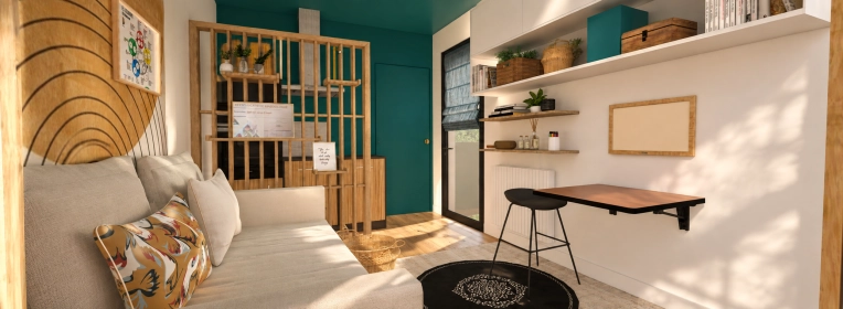 Contemporary, Scandinavian, Commercial Buildings, Buildings Open to the Public, Nature, Full Project, Shopping list, 3D ambiance, Plan