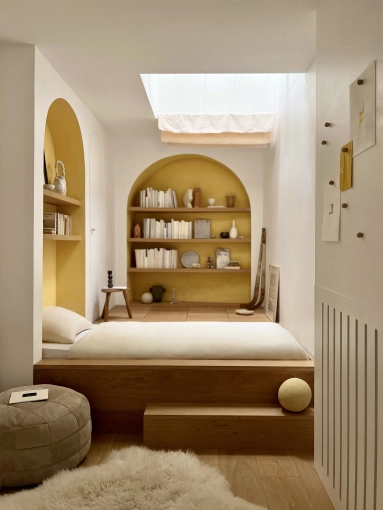 Minimalist, Contemporary, Room, Chic, Creation of exclusive furniture, Renovation, Layout
