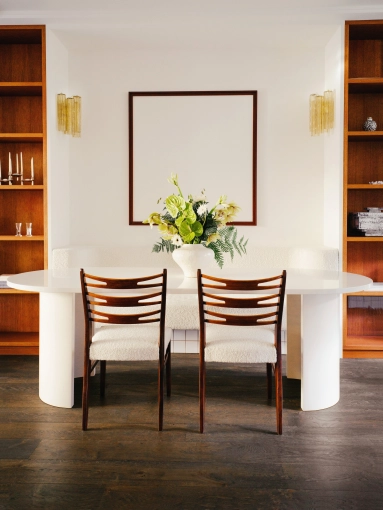 Minimalist, Contemporary, Chic, Dining room, Full Project, Creation of exclusive furniture, Plan, Renovation, Layout