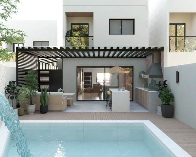 Home, Full Project, Creation of exclusive furniture, 3D ambiance
