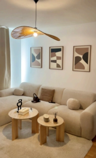 Minimalist, Contemporary, Living room, Full Project, Shopping list, Plan