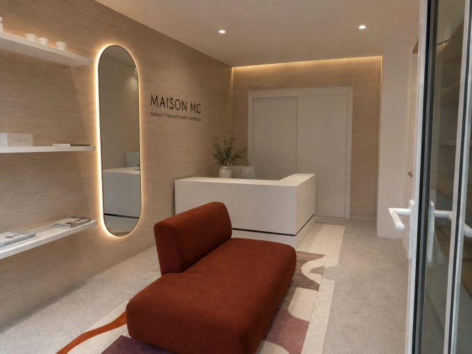 Minimalist, Japanese, Retail / store, Chic, Consultation Visit, Remote Coaching, Shopping list, 3D ambiance, Plan