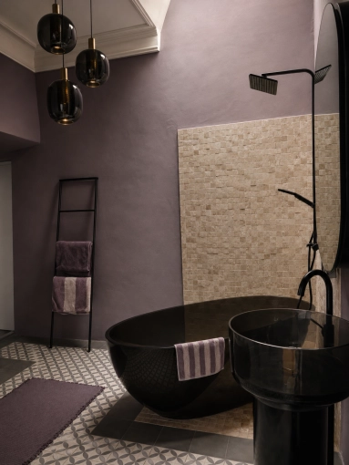 Contemporary, Bathroom, Chic, Wabi-sabi, Consultation Visit, Full Project, Creation of exclusive furniture, Shopping list, 3D ambiance, Plan, Renovation