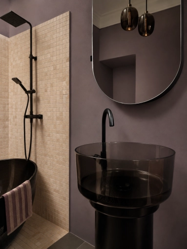 Contemporary, Bathroom, Chic, Wabi-sabi, Consultation Visit, Full Project, Creation of exclusive furniture, Shopping list, 3D ambiance, Plan, Renovation