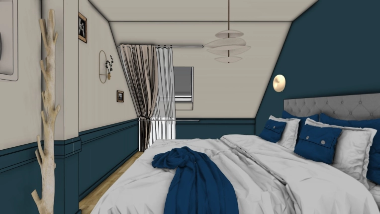 Room, 3D ambiance, Plan, Renovation, Layout