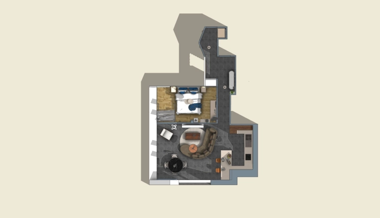 Home, Coach shopping, 3D ambiance, Plan, Renovation, Layout