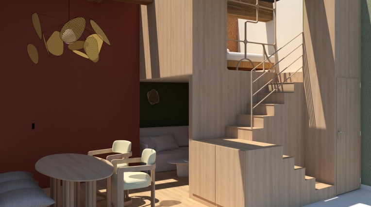 Appartement, Projet complet, 3D d'ambiance, Plan