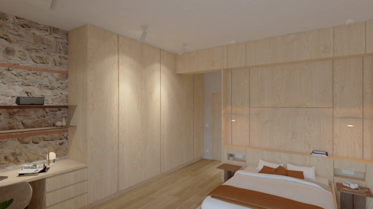 Dressing, Projet complet, 3D d'ambiance, Plan, Rénovation