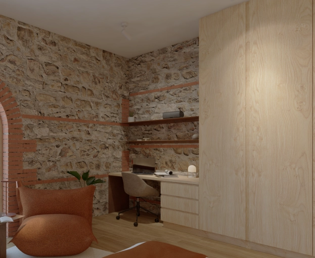 Bureau, Projet complet, 3D d'ambiance, Plan, Rénovation