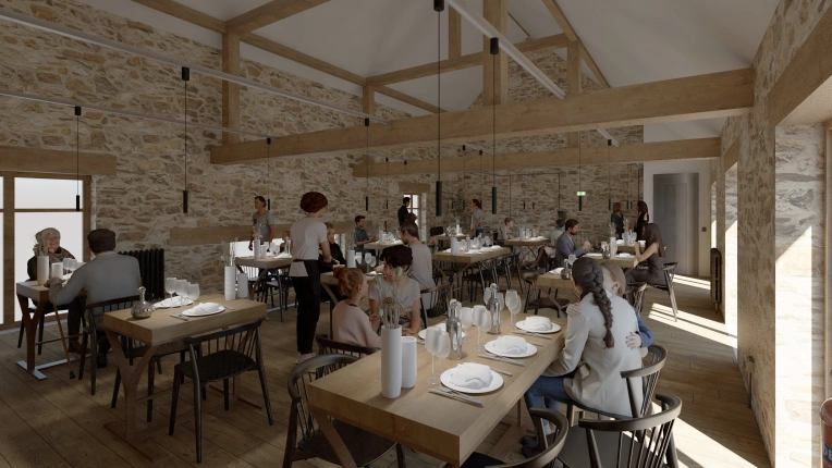Restaurant, Projet complet, 3D d'ambiance, Plan, Rénovation