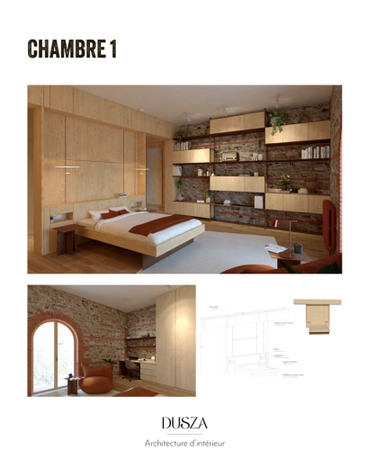 Maison individuelle, Projet complet, 3D d'ambiance, Plan, Rénovation