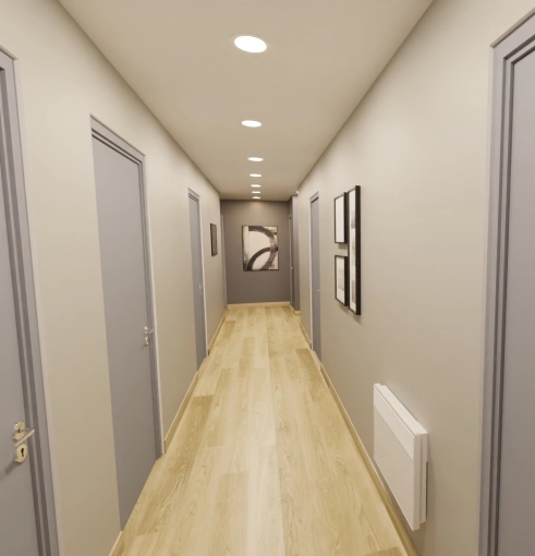 Hotel, Minimalist, Contemporary, Home Staging, Remote Coaching, 3D ambiance, Plan