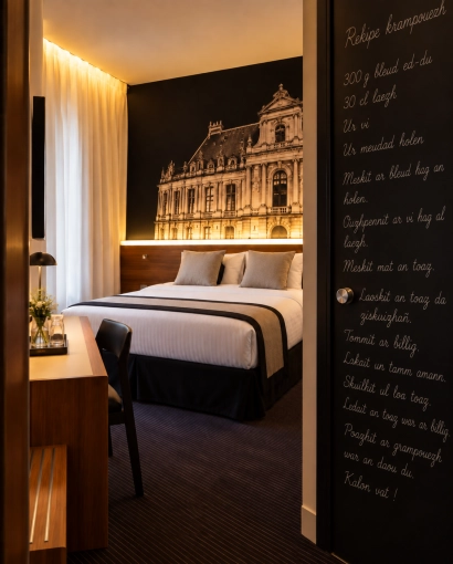 Hotel, Chic, Consultation Visit, Full Project, Creation of exclusive furniture, Shopping list, 3D ambiance, Plan, Renovation