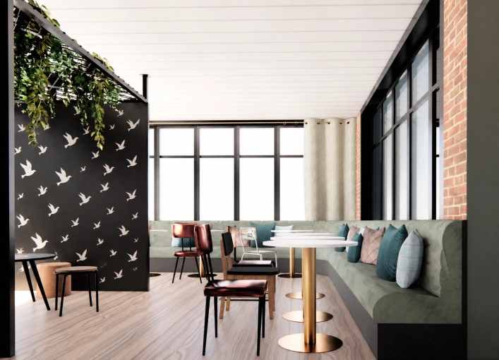 Industrial, Contemporary, Scandinavian, Restaurant, Vintage, Chic, Consultation Visit, Creation of exclusive furniture, Shopping list, 3D ambiance, Plan, Renovation
