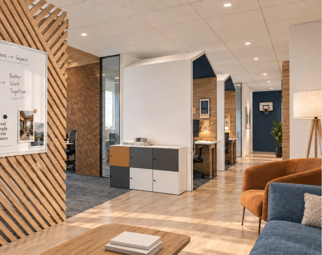 Minimalist, Contemporary, Scandinavian, Commercial Buildings, Consultation Visit, Creation of exclusive furniture, 3D ambiance, Plan, Renovation