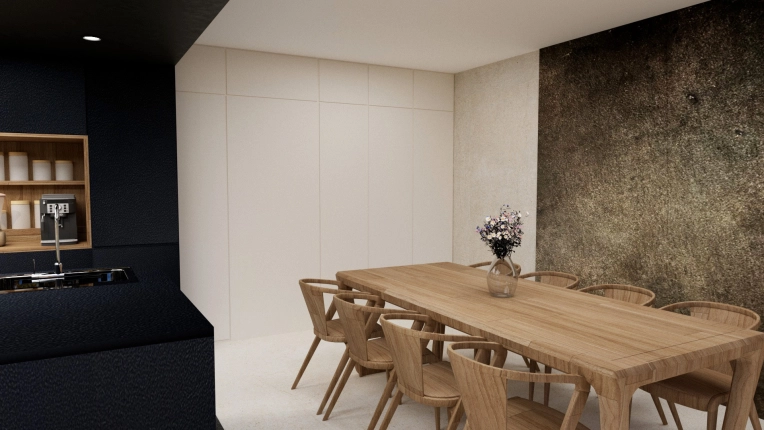 Scandinavian, Dining room, 3D ambiance
