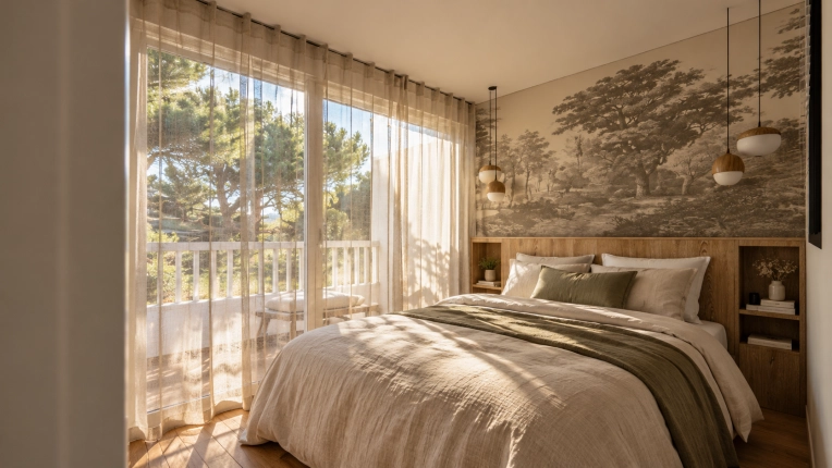 Scandinavian, Flats / Apartments, 3D ambiance, Plan, Renovation, Layout